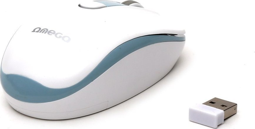 Maus wireless Omega OM-220, 2.4GHz, DPI i rregullueshëm, i zi
