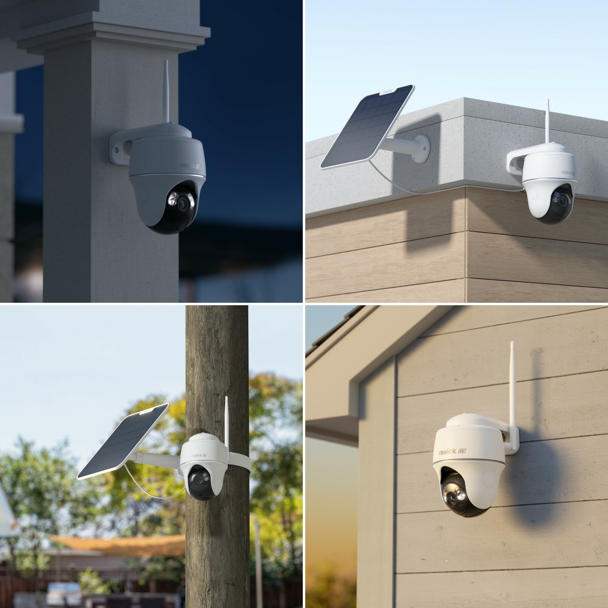 Kamerë IP Reolink Argus B440, 4K, WiFi 2.4/5 GHz, e bardhë