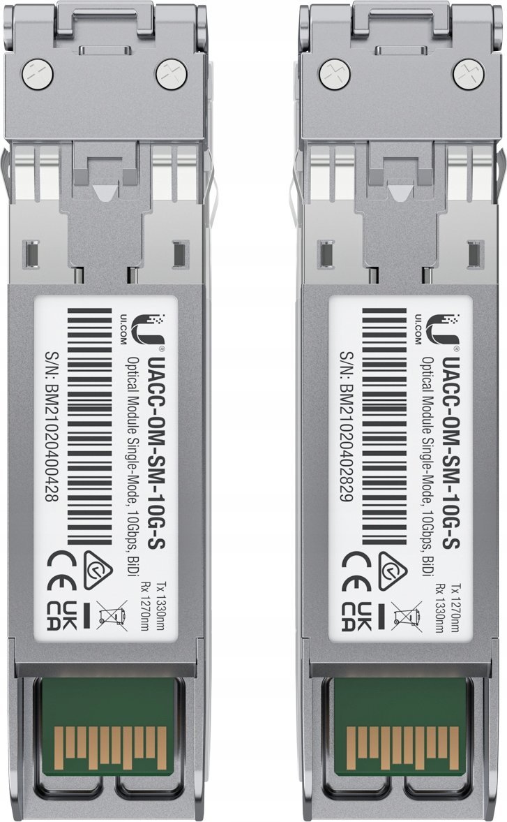 Modul transceiver rrjeti Ubiquiti UACC-OM-SM-10G-S-2, 10 Gbps, fibër single mode