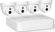 Set monitorimi Tenda K4P-4CR, 4 kamera PoE, 4MP, i bardhë