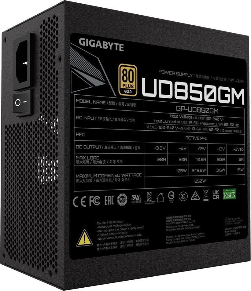 [OUTLET] Burim energjie Gigabyte Ultra Durable, 850 W
