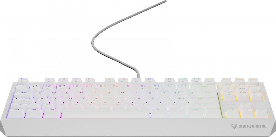 Tastierë Genesis Thor 230 TKL Outemu Brown, e bardhë