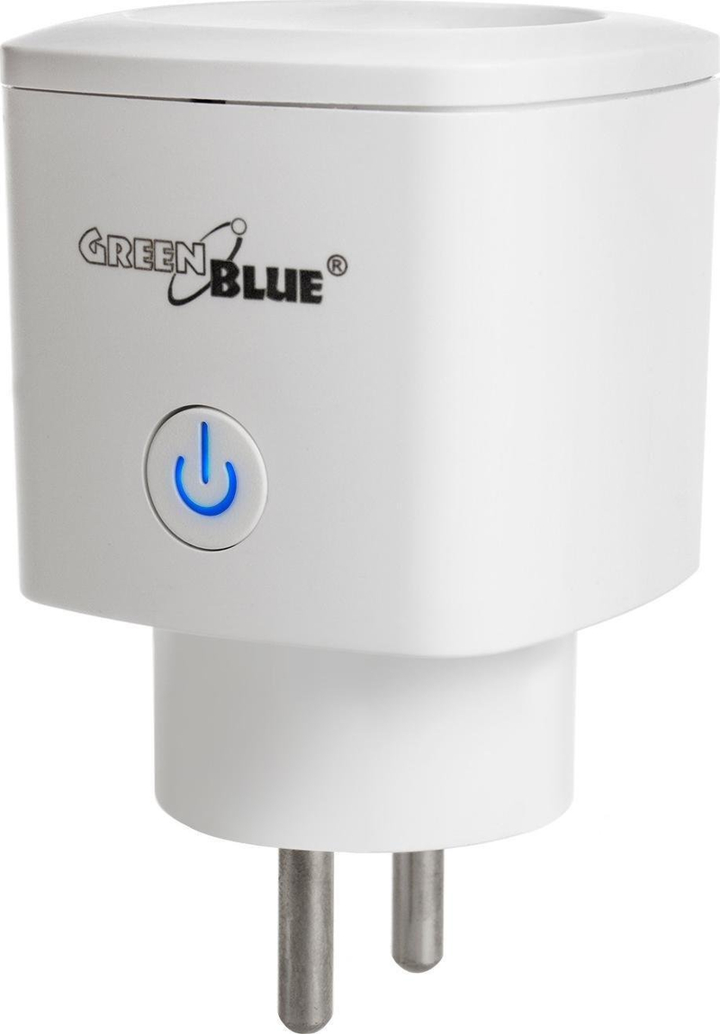 Prizë smart GreenBlue GB720E, WiFi, matje e konsumit, e bardhë