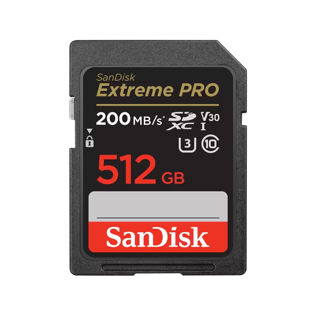 Kartë e memories SanDisk Extreme PRO, SDXC, 512 GB, Class 10