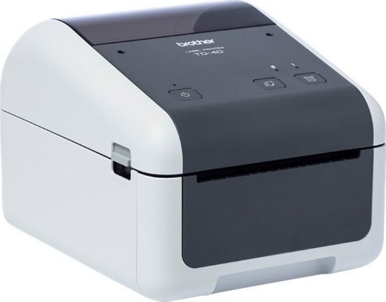 Printer etiketash Brother TD-4410D, termik direkt, 203 dpi, i bardhë