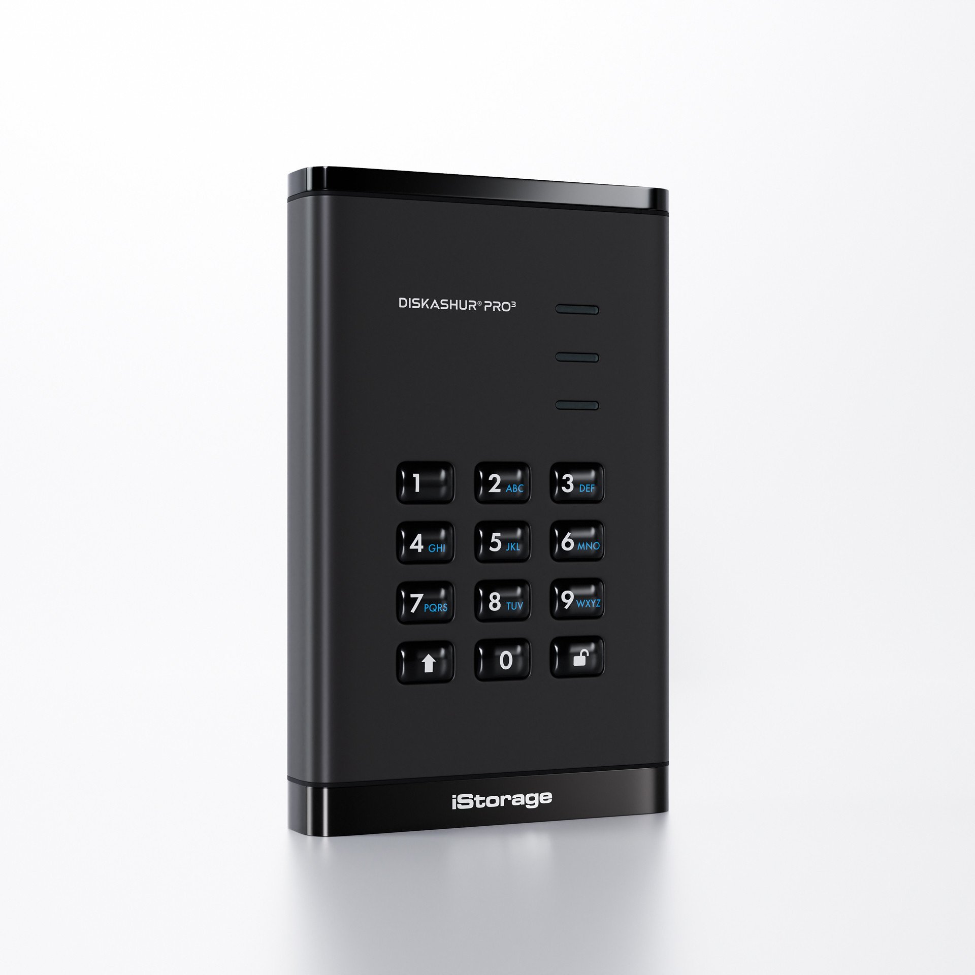 Надворешен SSD iStorage diskAshur PRO3, 1TB, пренослив, црн