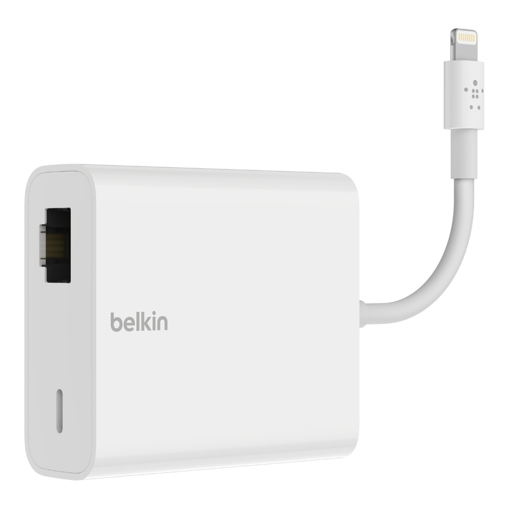 Përshtatës dhe karikues me Lightning Connector, i bardhë
