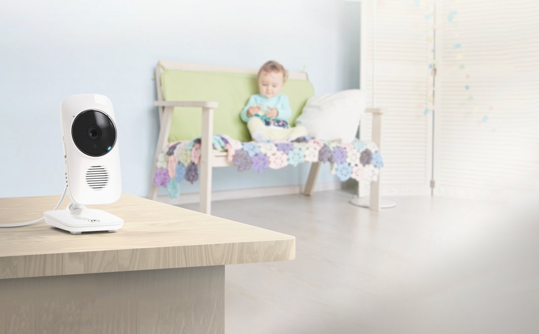 Monitor Nanny Motorola VM483, i bardhë