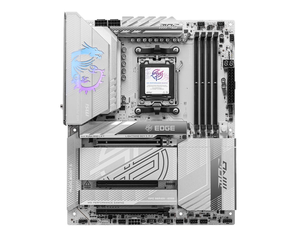 Pllakë amë MSI MPG X870E EDGE TI WiFi AM5 DDR5 PCIe 5.0 ATX