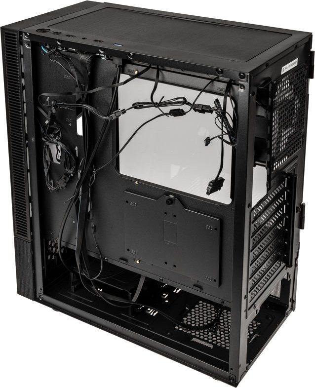 Kasë Kolink Observatory MX Glass ARGB, e zezë, Midi Tower