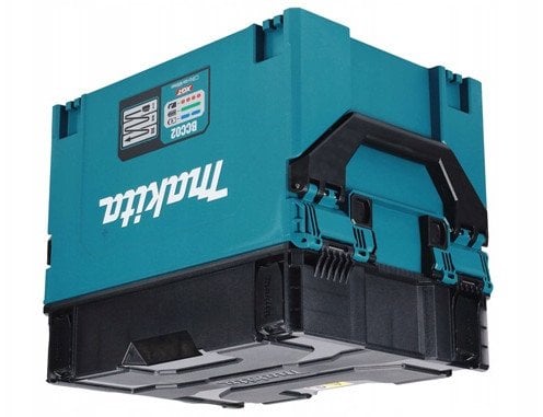 Karikues multiport Makita BCC02 XGT, 12 porta, për bateri 40V, blu