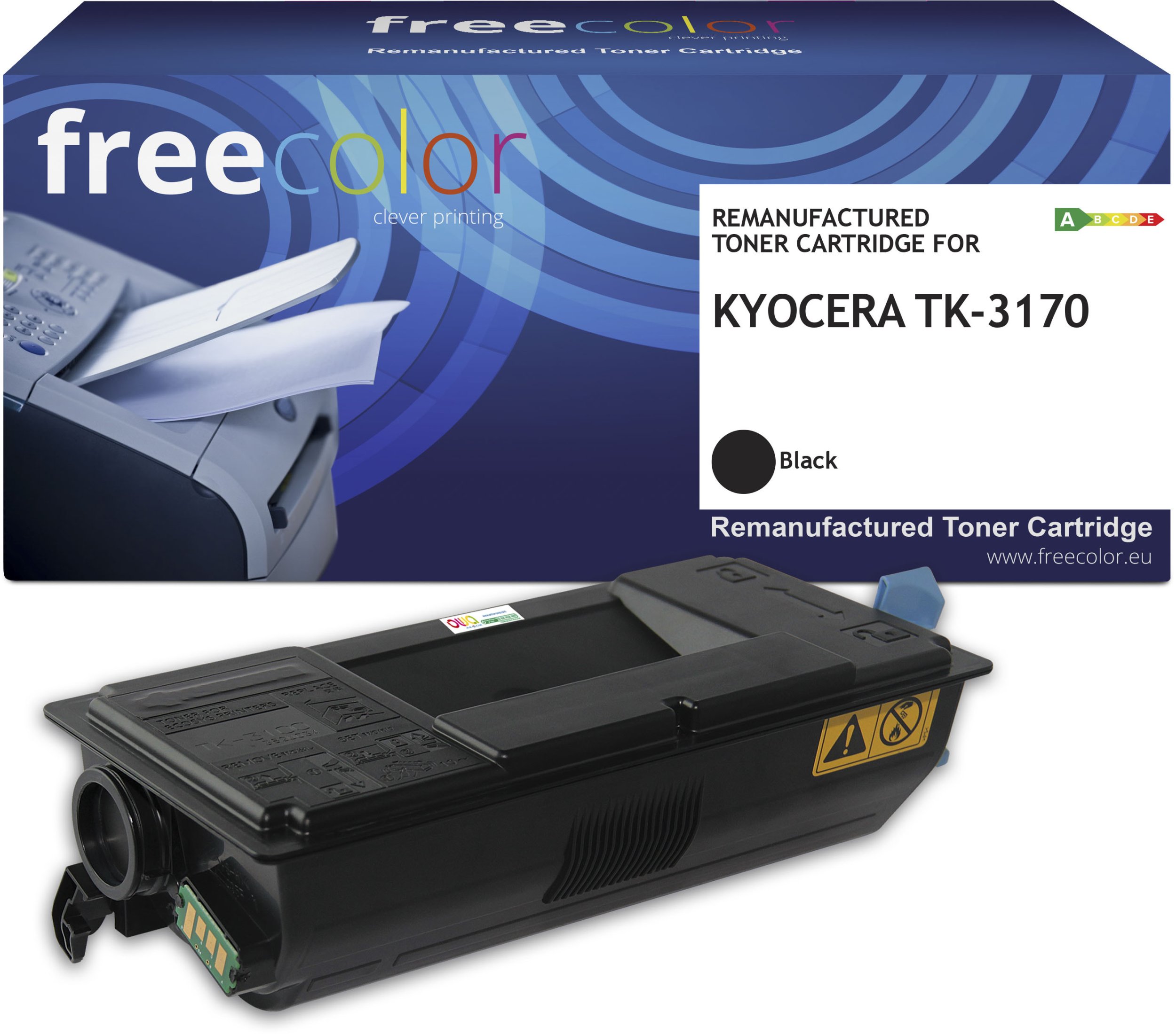 Тонер Фриколор Кјосера TK-3170, 15500 страници, црн