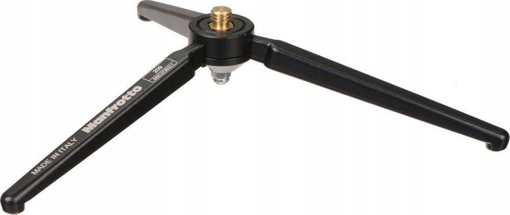 Mini tripod Manfrotto 209, lartësi 13 cm, kapacitet 2 kg, metalik