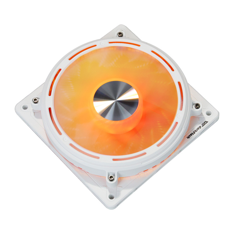 Ventilator kase PC Darkflash DE8, 120mm, ARGB, i bardhë