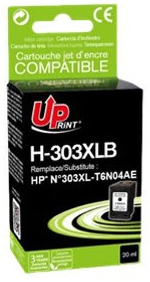 Kartutëz boje Uprint HP 303XL, e zezë, kapacitet i madh XL