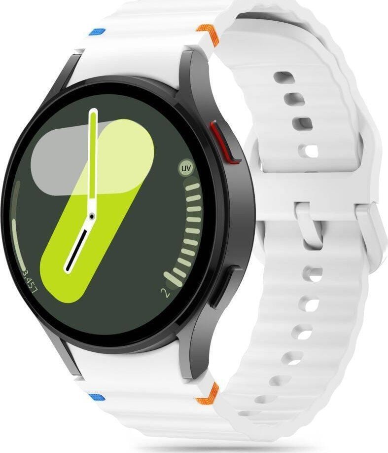 Rrip sportiv Tech-Protect Silicone, për Samsung Galaxy Watch 4 5 5 Pro 6 7 FE, silikon, i zi