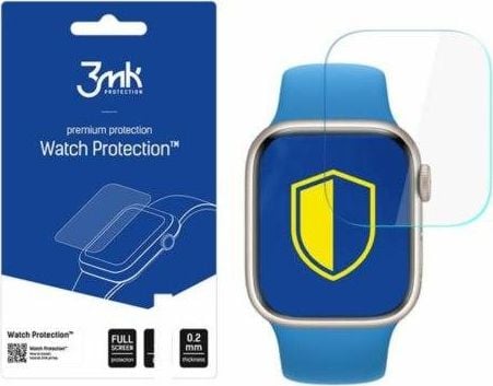 Folie mbrojtëse 3MK për Apple Watch 7 45mm, transparente