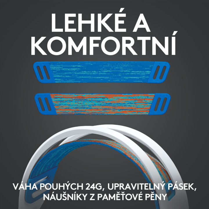 Kufje Logitech G335, të bardha