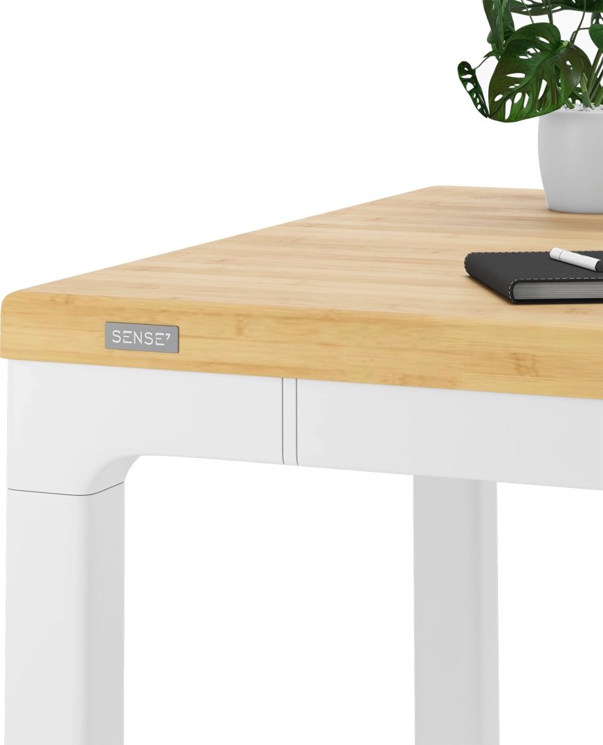 Tavolinë SENSE7 Manma Bamboo, e kaftë/ bardhë
