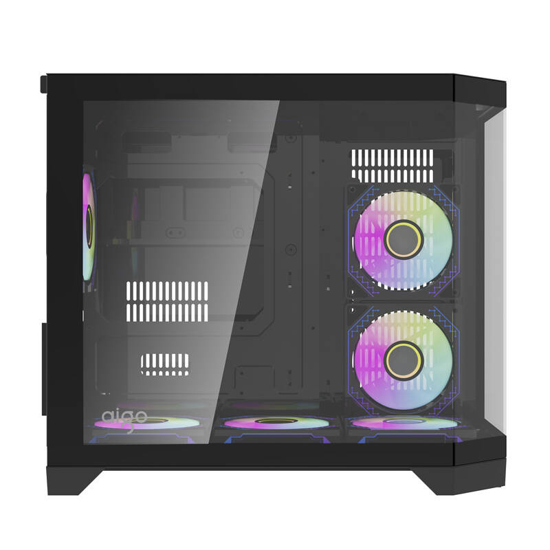 Kuti kompjuteri DarkFlash FT418, M-ATX Mini Tower, 6 ftohës RGB, e zezë