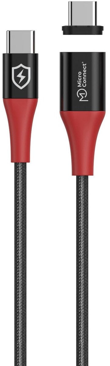 Kabllo karikimi Microconnect MC-MAGCUSBC-SC-240W, USB C në USB C, 240W, e zezë