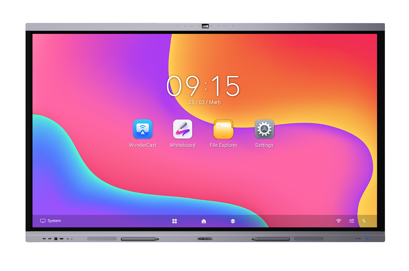 Ekran interaktiv Horizon A3C A13, 65", 4K UHD, i zi