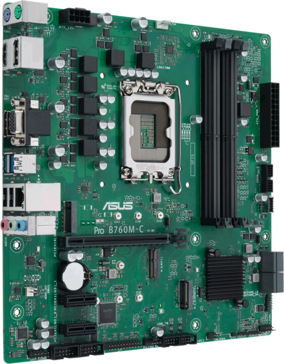 Pllakë amë ASUS PRO B760M-C-CSM - Intel B760