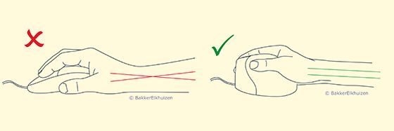 Mouse ergonomik wireless BakkerElkhuizen HandShoeMouse BNEP170RW, ergonomik, i zi