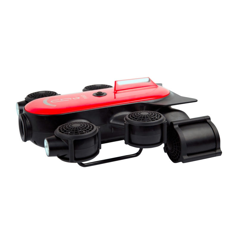 Dron nënujore Geneinno T1 Pro, 150m, kamera 4K, i kuq e zi