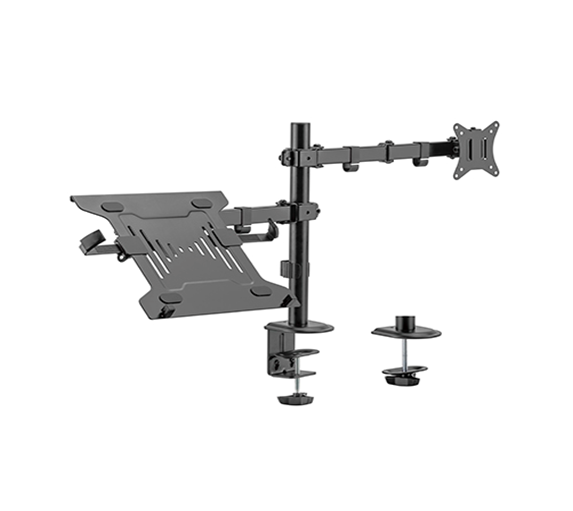 Mbajtëse tavoline për monitor dhe laptop Gembird MA-DA-03, 32", 15.6", e zezë