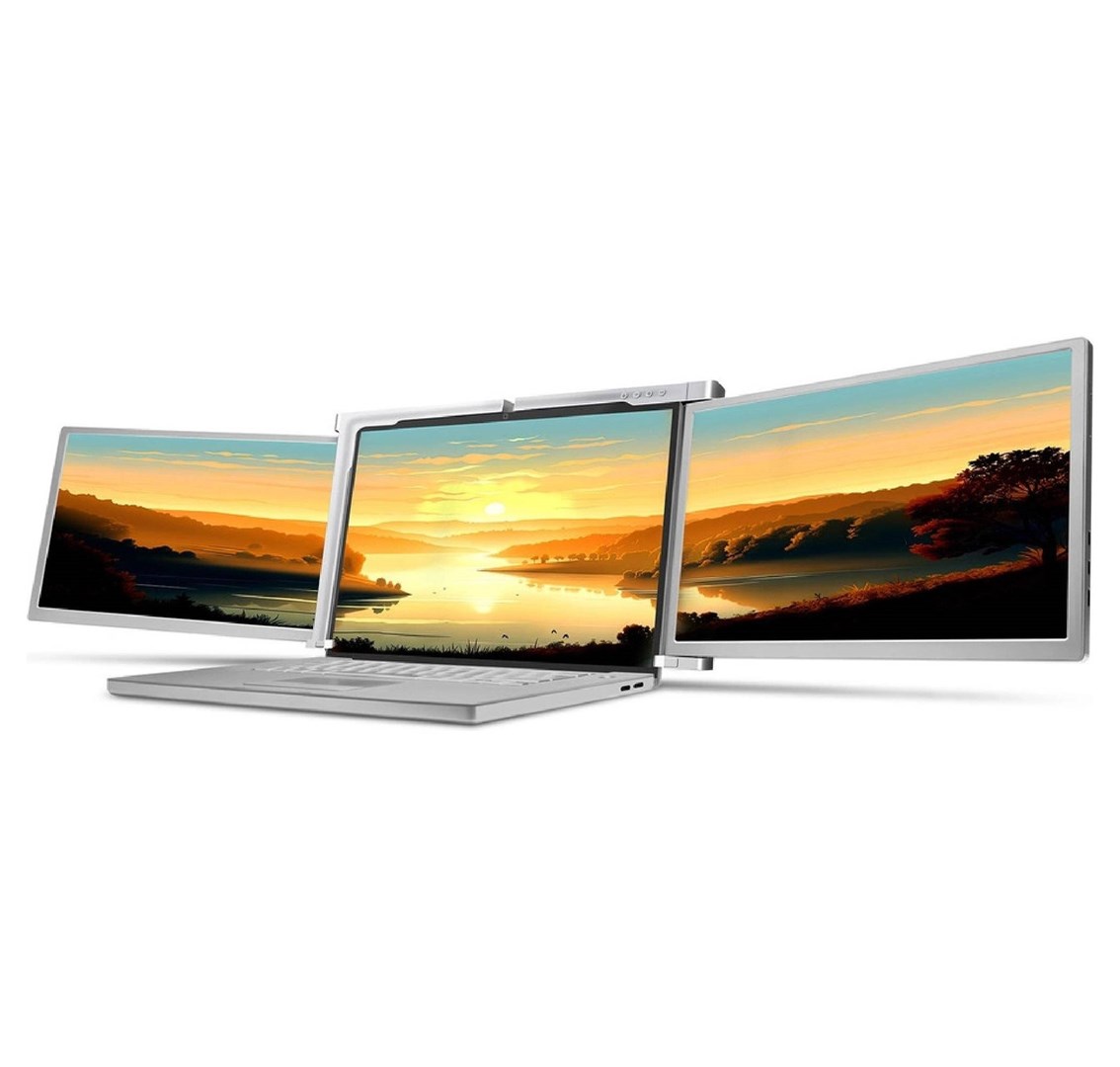 Monitor Misura 3M1200S1 Dual portativ, 12", 1920 x 1080, i argjendtë
