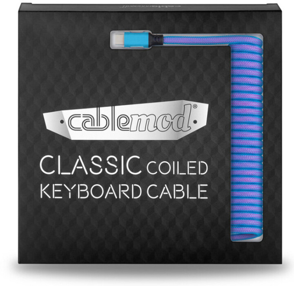 Kabel CableMod Classic, USB-C / USB-A, 1,5 m, Galaxy сина боја