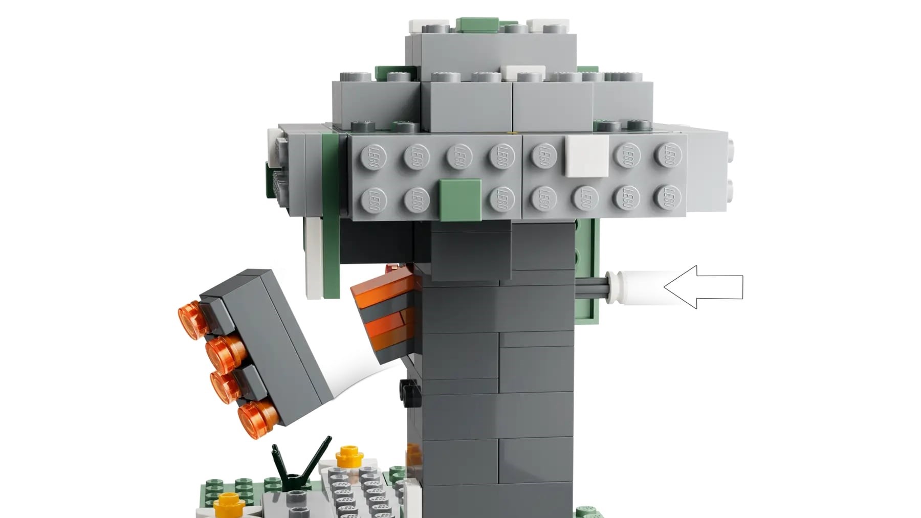 Lodër ndërtimi LEGO Minecraft 21586 The Pale Garden, set ndërtimi, shumëngjyrëshe