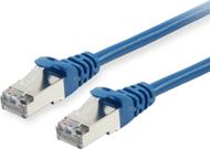 Kabllo rrjeti Equip Cat.6A S/FTP Patch, 0.15m, blu