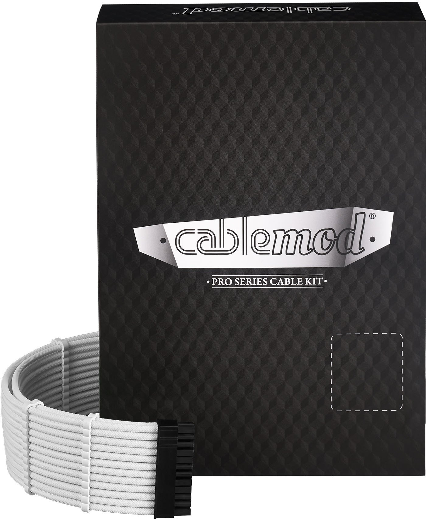 Set kabllosh për furnizues Corsair CableMod C-Series Pro ModMesh, për RMi RMx RM, i bardhë