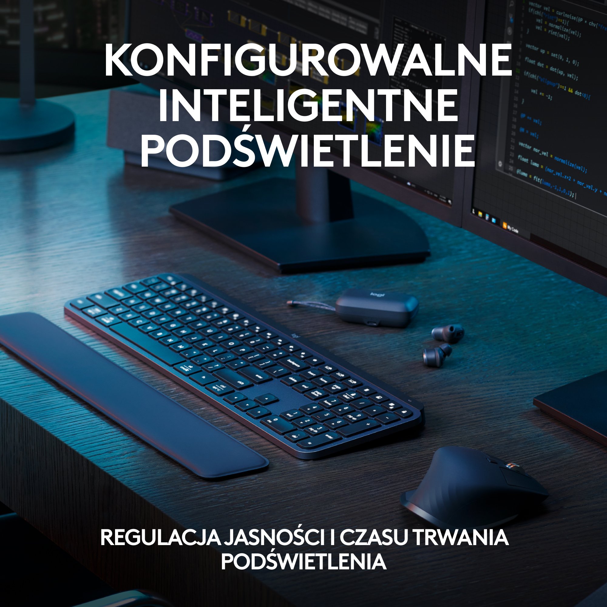Tastierë Logitech MX Keys S, pa tela, Bluetooth, graphite