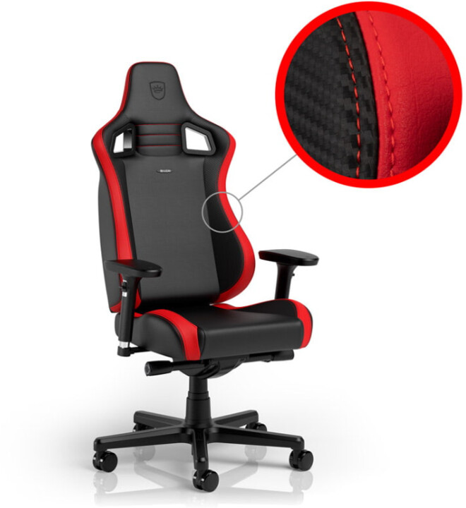Karrige noblechairs EPIC Compact, e zezë / kuqe