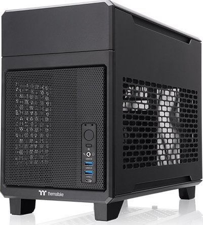 Куќиште PC Thermaltake TR100 Mini Tower, Mini ITX, црно