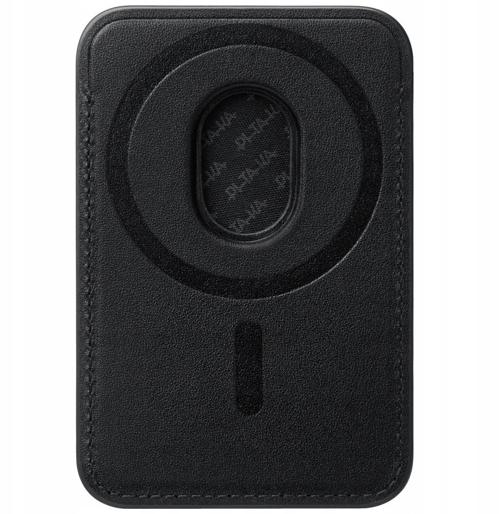 Mbajtëse kartash Pitaka Magnetic Woven Wallet, MagSafe, fibrë karboni, e zezë gri