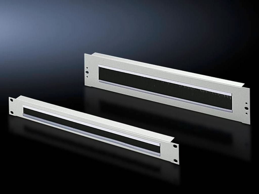 Panel futës kabllosh Rittal DK 7140.535, me brushë, për rack 19"
