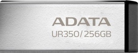 USB flash drive ADATA UR350, 256GB, USB A 3.2 Gen 1, ngjyrë nikeli