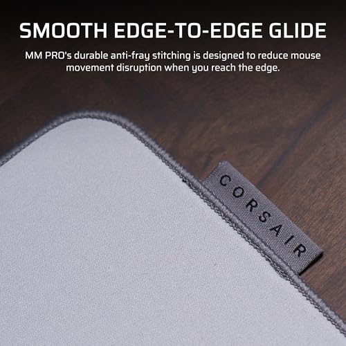 Mousepad gaming Corsair MM PRO Control Cloth Large, 4mm, kundër rrëshqitjes, i zi