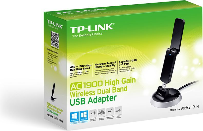 USB TP-LINK Archer T3U Plus, e zezë