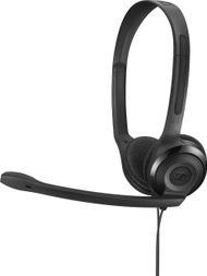 Kufje me mikrofon Sennheiser PC 5 CHAT, stereo, jack 3.5mm, e zezë