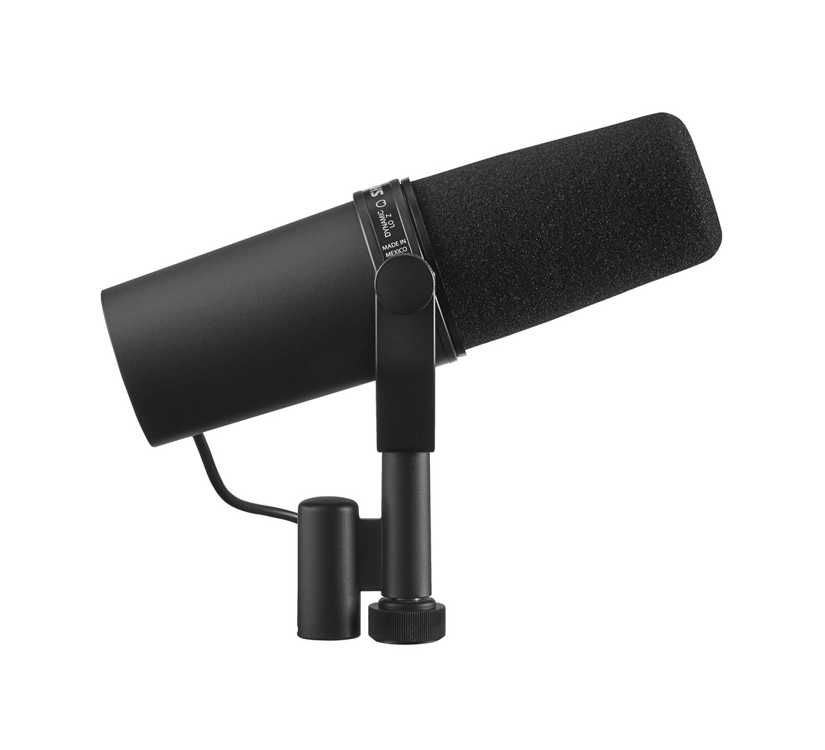 Mikrofon dinamik Shure SM7B, për vokal dhe podcast, i zi