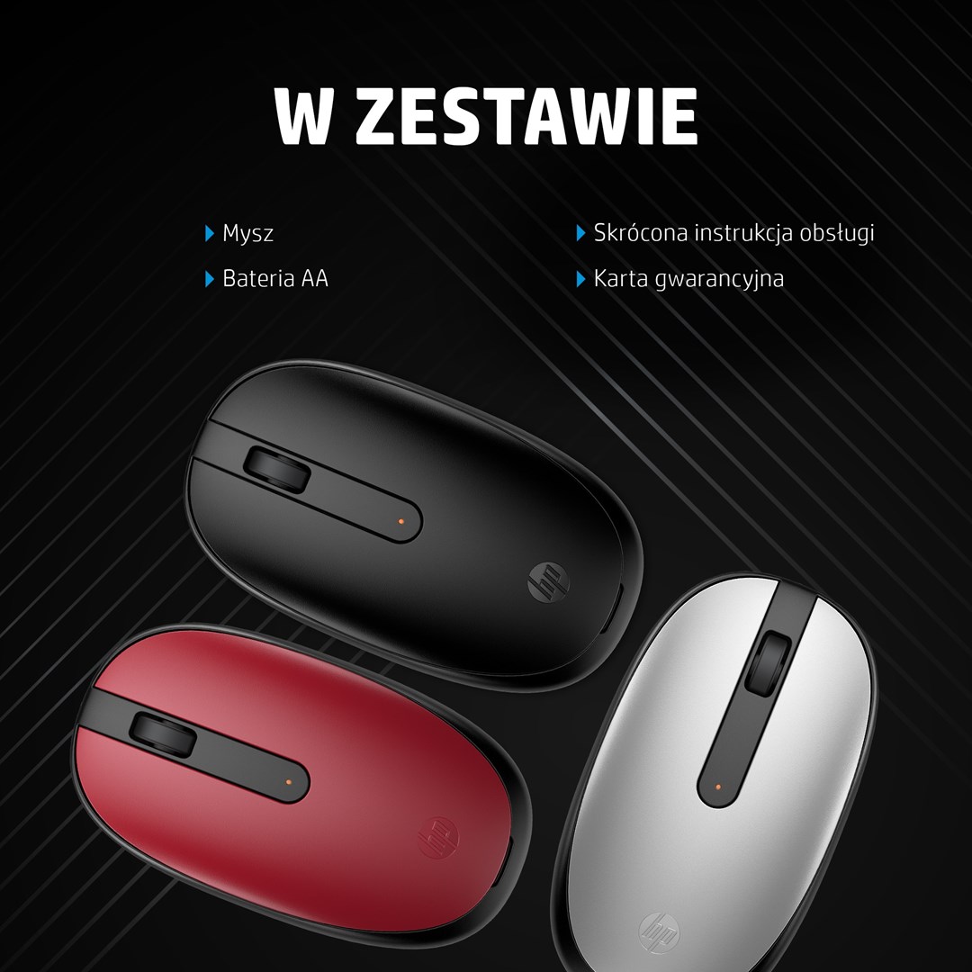 Maus HP 240, Bluetooth, i bardhë