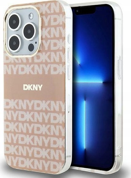 Kuti mbrojtëse DKNY DKHMP14LHRHSEP për iPhone 14 Pro 6.1", hardcase, MagSafe, rozë