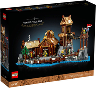 Lodër ndërtimi LEGO Ideas Viking Village 21343, mbi 2000 pjesë, shumëngjyrëshe