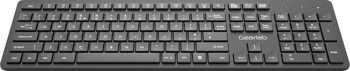 Tastierë Gearlab G220, USB, layout UK, e zezë