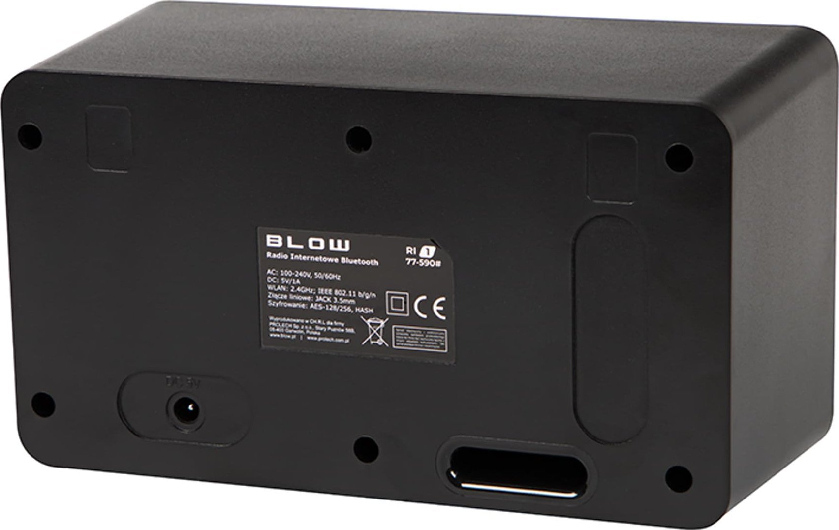 Radio interneti portative Blow Ri1, ekran 2.4", Wi-Fi Bluetooth, e zezë
